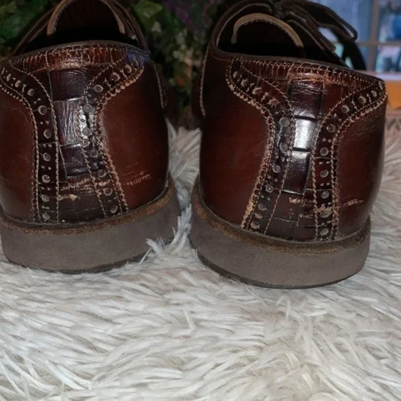 FOOTJOY CLASSICS VINTAGE SPECTATOR LEATHER JO MENS SIZE 11 1/2D